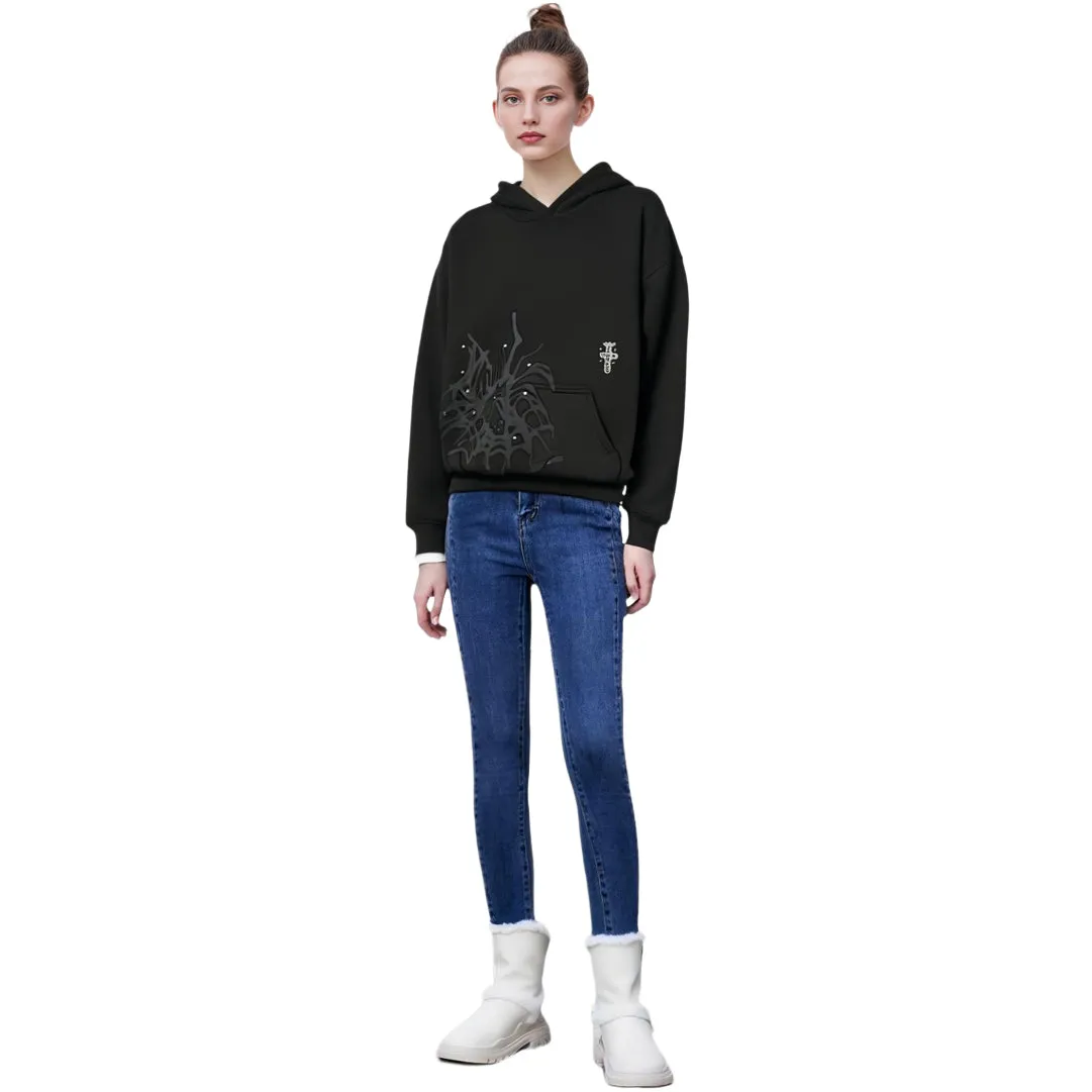 Travis Scott Cactus Jack FW22 Studded Hoodie 'Black' TS-22FW007 sold by KicksCrew product image thumbnail 3