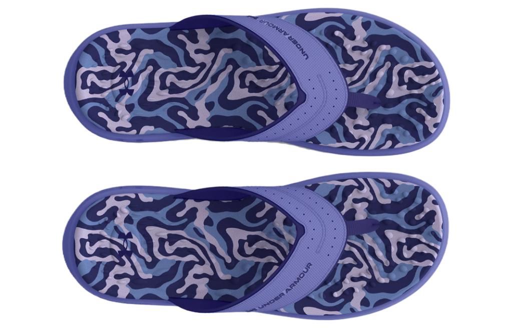 (WMNS) Under Armour Ignite Marbella Graphic Sandal 'Baja Blue Camo' 3026031-400 sold by KicksCrew product image thumbnail 4