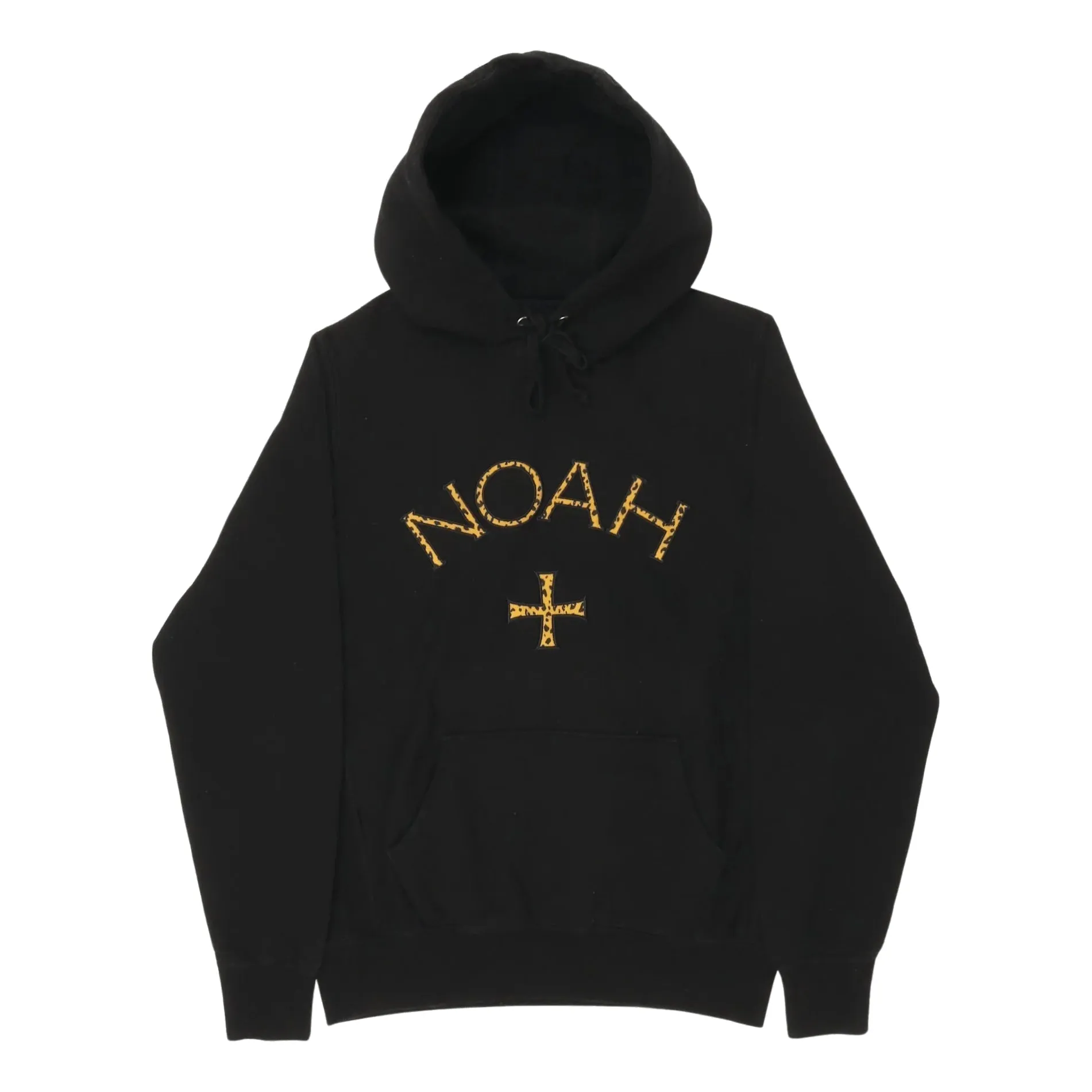 NOAH Cheetah Core Logo Hoodie 'Black' CHEETAHCORE1-BLACK sold by KicksCrew