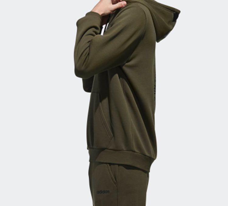 Men's adidas neo Fav Hoody Sports Military Green DW8181 sold by KicksCrew product image thumbnail 4
