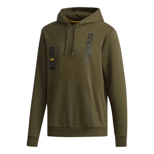 Men's adidas neo Fav Hoody Sports Military Green DW8181 sold by KicksCrew