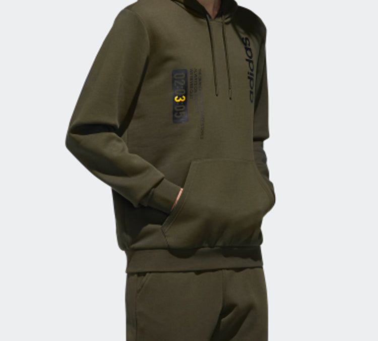 Men's adidas neo Fav Hoody Sports Military Green DW8181 sold by KicksCrew product image thumbnail 5