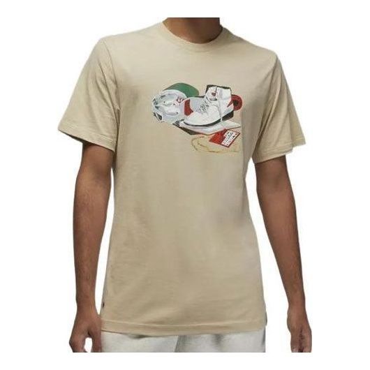 Air Jordan Flight Artist Series By Jacob Rochester Graphic T-Shirt 'Rattan' DV1440-206 sold by KicksCrew