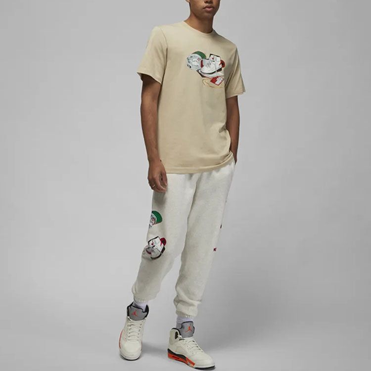 Air Jordan Flight Artist Series By Jacob Rochester Graphic T-Shirt 'Rattan' DV1440-206 sold by KicksCrew product image thumbnail 2