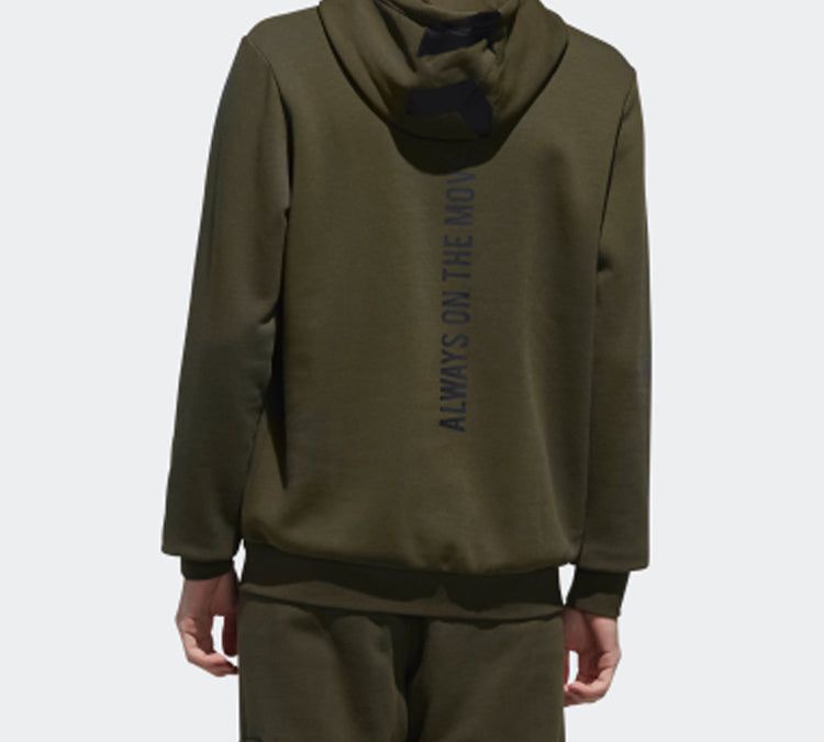 Men's adidas neo Fav Hoody Sports Military Green DW8181 sold by KicksCrew product image thumbnail 6