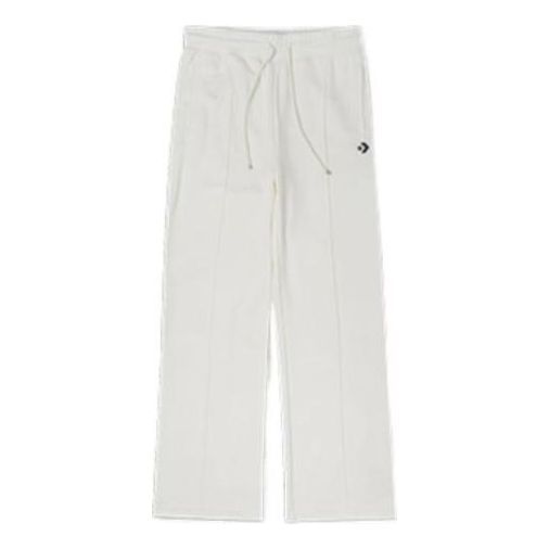 (WMNS) Converse Logo Knit Pants 'Ivory' 10024049-A04 sold by KicksCrew