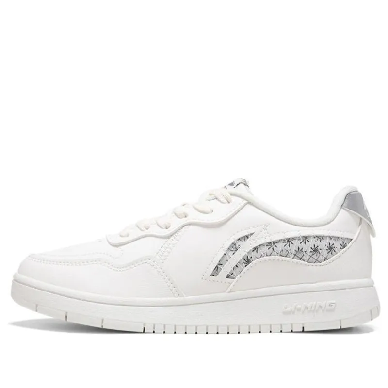 (WMNS) Li-Ning Sports Fashion Skateboarding 'White' AGCR318-2 sold by KicksCrew