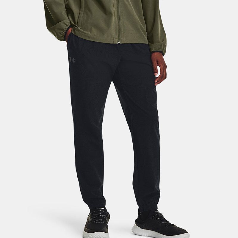 Under Armour Stretch Woven Printed Joggers 'Black' 1379682-001 sold by KicksCrew product image thumbnail 5