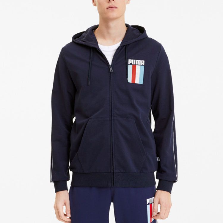 Puma Celebration Full-Zip Jacket 'Navy' 585062-06 sold by KicksCrew product image thumbnail 4