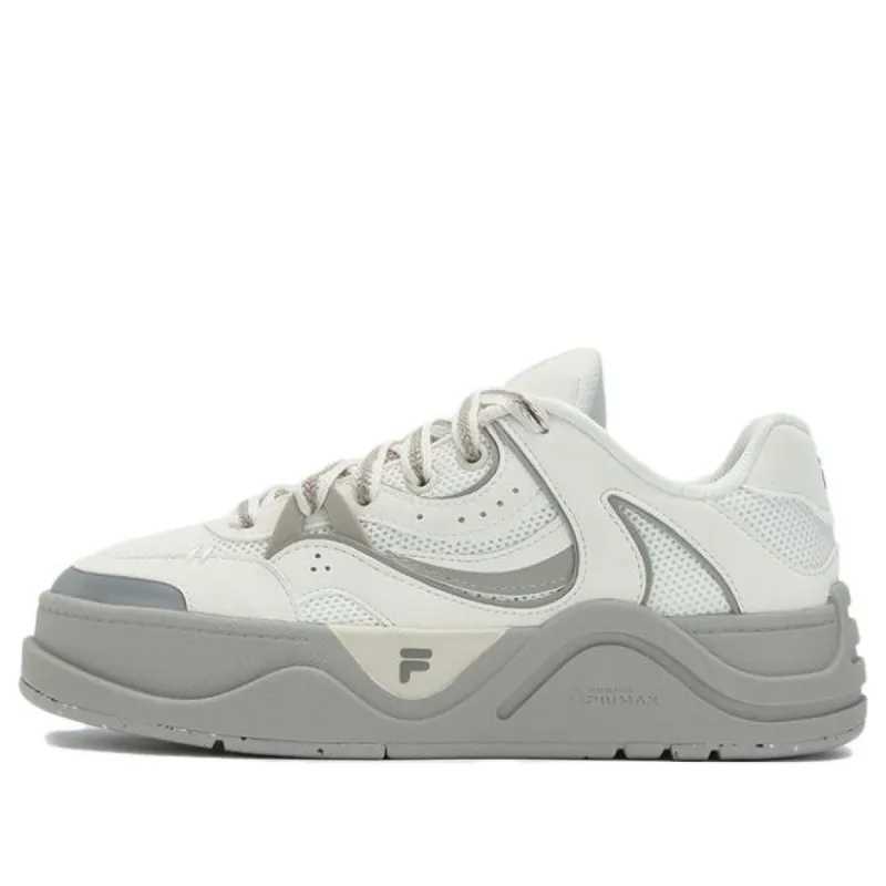 (WMNS) FILA FUSION 50-50 Skate Shoes 'White Grey Beige' T12M332201FWA sold by KicksCrew
