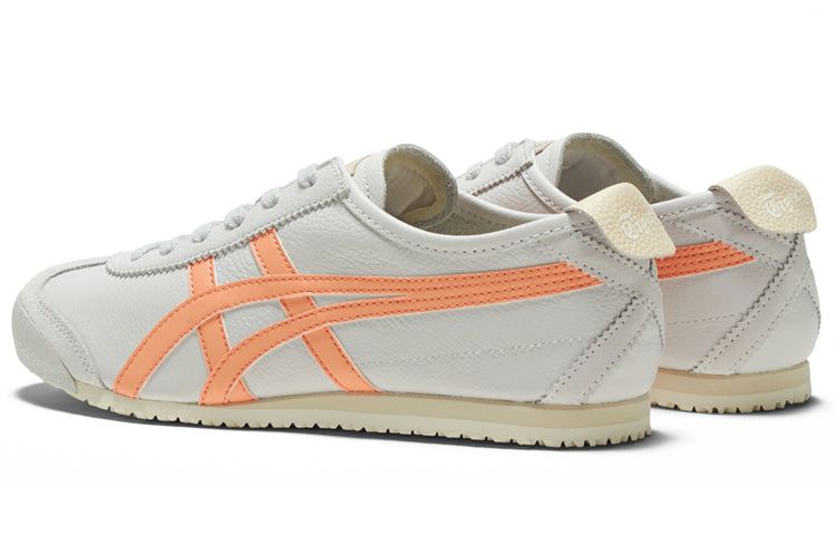 (WMNS) Onitsuka Tiger MEXICO 66 Deluxe Shoes 'Glacier Grey Summer Orange' 1182A078-021 sold by KicksCrew product image thumbnail 4