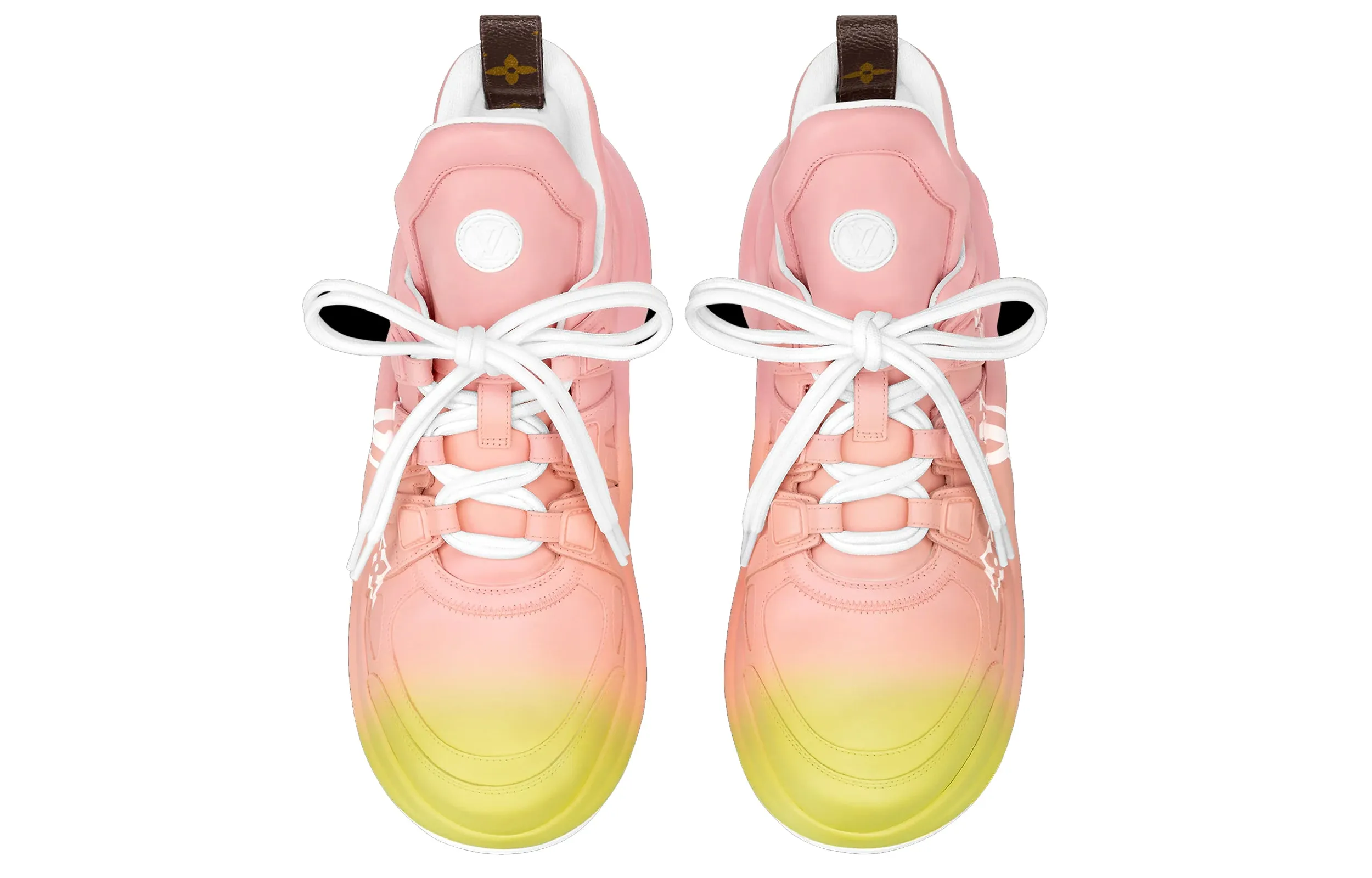 (WMNS) LOUIS VUITTON Archlight Sneakers 'Pink Yellow' 1A8SY4 sold by KicksCrew product image thumbnail 2