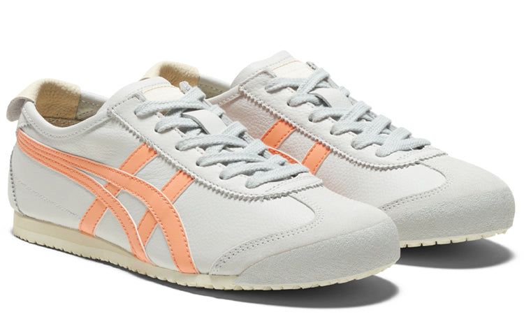 (WMNS) Onitsuka Tiger MEXICO 66 Deluxe Shoes 'Glacier Grey Summer Orange' 1182A078-021 sold by KicksCrew product image thumbnail 3