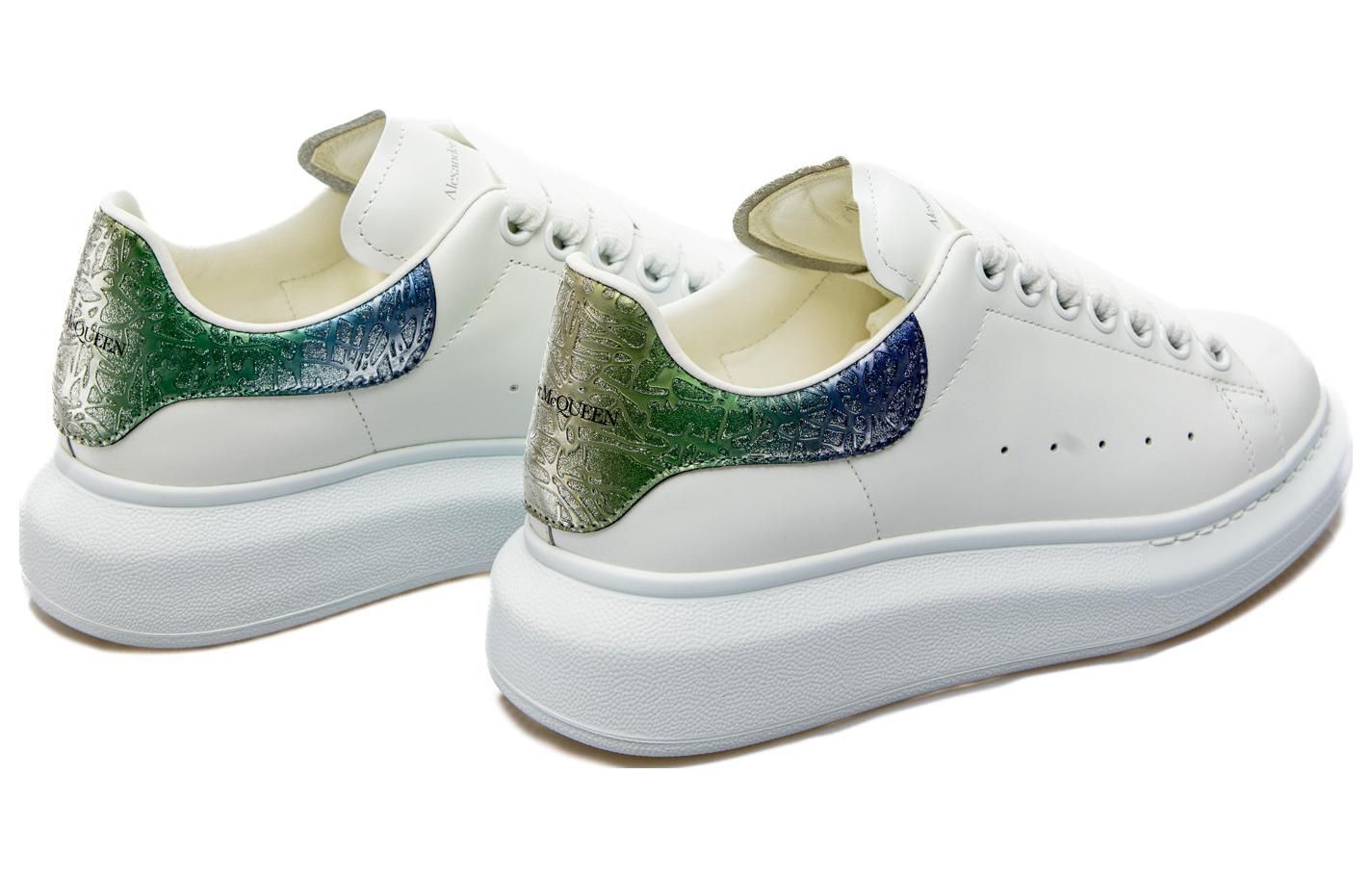 (WMNS) Alexander McQueen Oversized Shoes 'White Opalescent' 718232WICYF9487 sold by KicksCrew product image thumbnail 3