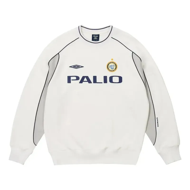 Palace x Umbro Warm Up Crewneck Sweatshirt 'Grey' P26UMCS131 sold by KicksCrew