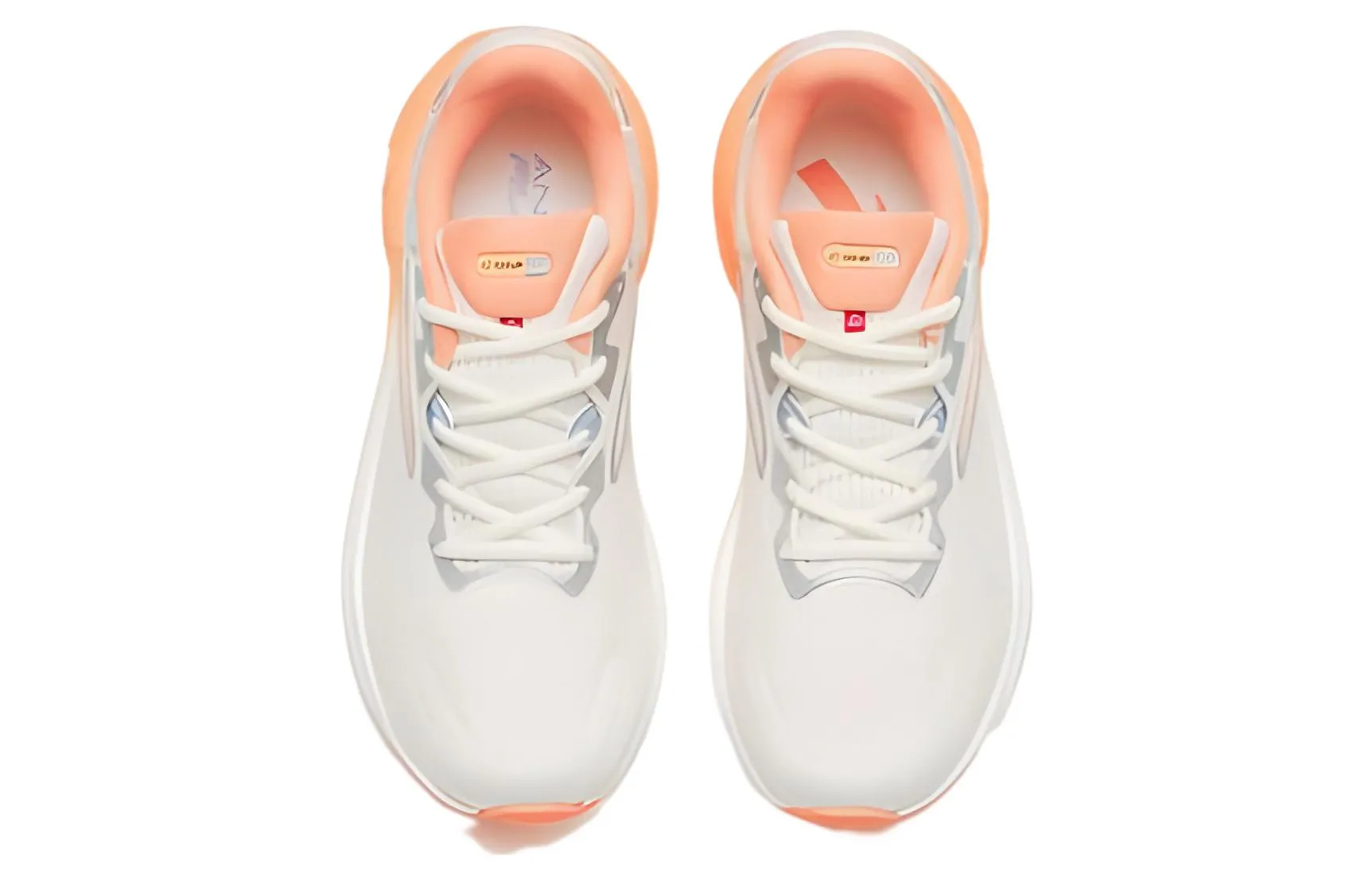 (WMNS) ANTA C100 Low 'White Orange Silver' 122245586-1 sold by KicksCrew product image thumbnail 4