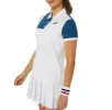 (WMNS) ASICS Classic Polo Shirt 'White Blue' 2042A295-100 sold by KicksCrew
