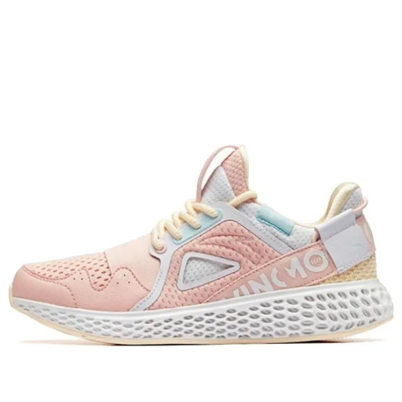 (WMNS) ANTA Running Series Sneakers 'Pastel Pink White Blue' 92935519-2 sold by KicksCrew