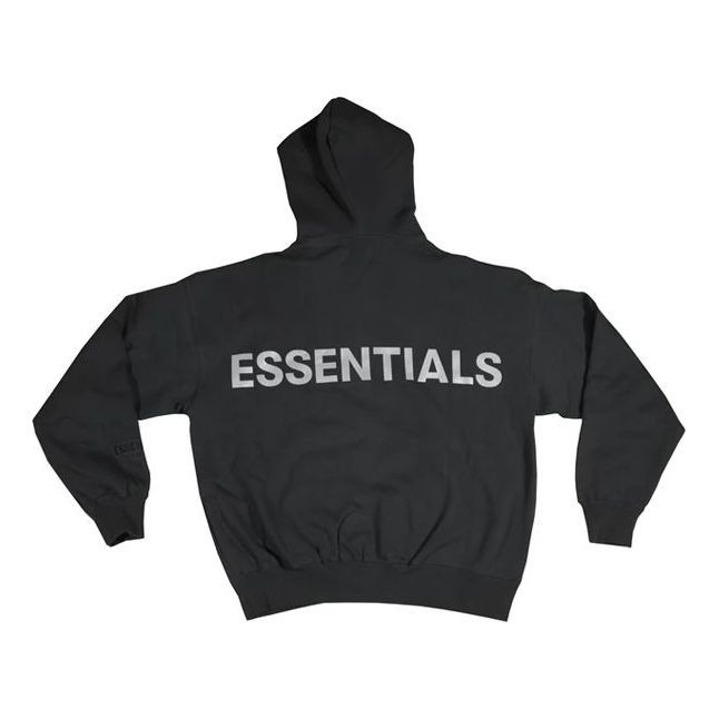 Fear of God Essentials FW19 3M Logo Pullover Hoodie 'Black' FOG-FW19-10 sold by KicksCrew