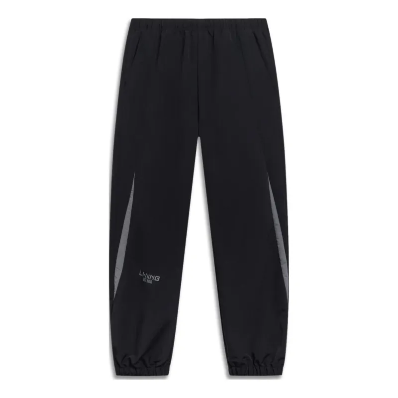 Li-Ning Reflective Logo Joggers Pants 'Black' AYKT549-1 sold by KicksCrew