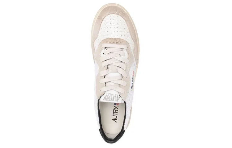 (WMNS) AUTRY Medalist Low Fabric and Suede 'White Black and Beige' AULW-DW02 sold by KicksCrew product image thumbnail 4