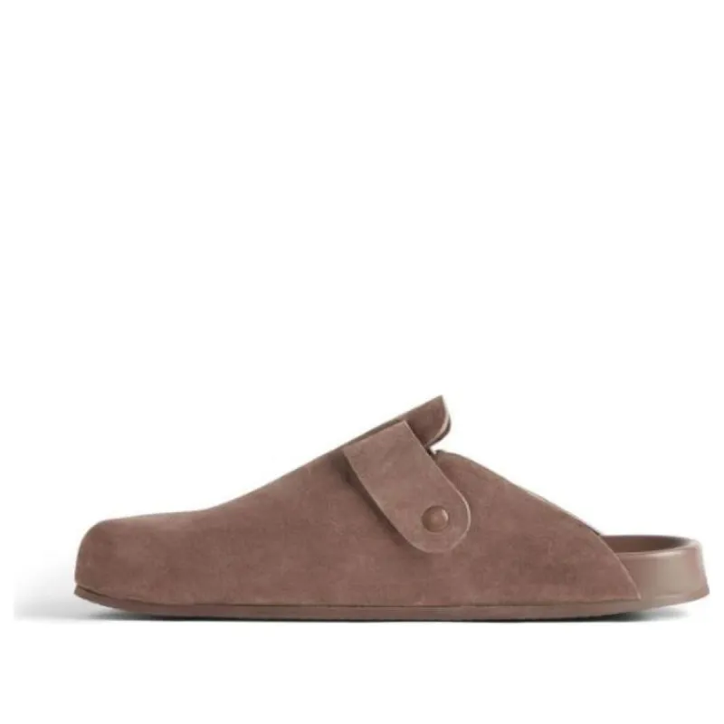 (WMNS) Balenciaga Sunday Mules 'Light Brown Suede Calfskin' 761284WCGA12010 sold by KicksCrew