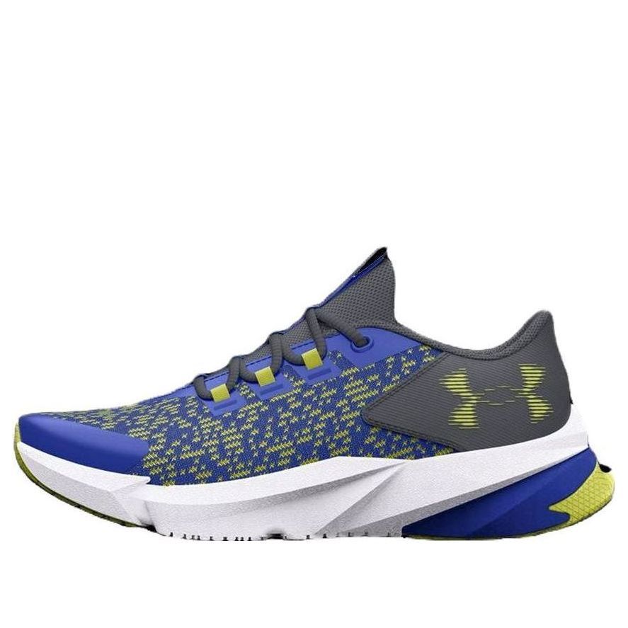 (GS) Under Armour Scramjet 5 AL 'Team Royal Lime Yellow' 3025535-402 sold by KicksCrew
