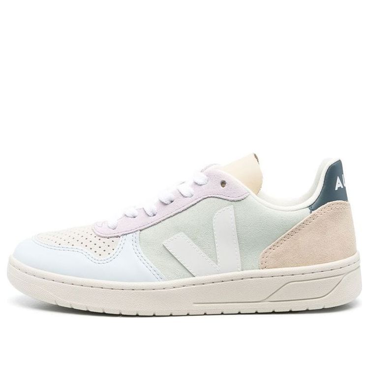 Veja V-10 Lace-Up Suede Sneakers 'Jade Pink' VX0303119 sold by KicksCrew
