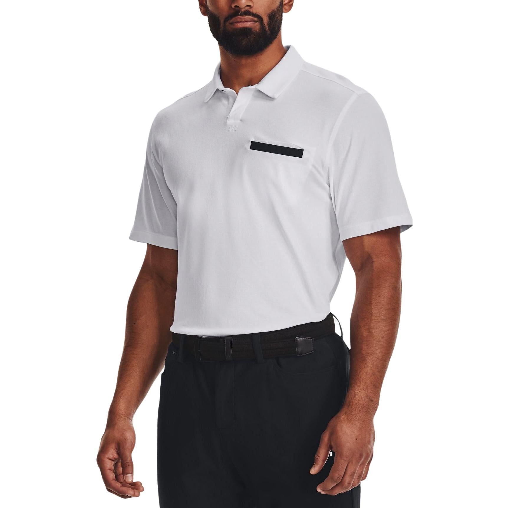 Under Armour Vanish Snap Polo Shirt 'White' 1373690-100 sold by KicksCrew product image thumbnail 3
