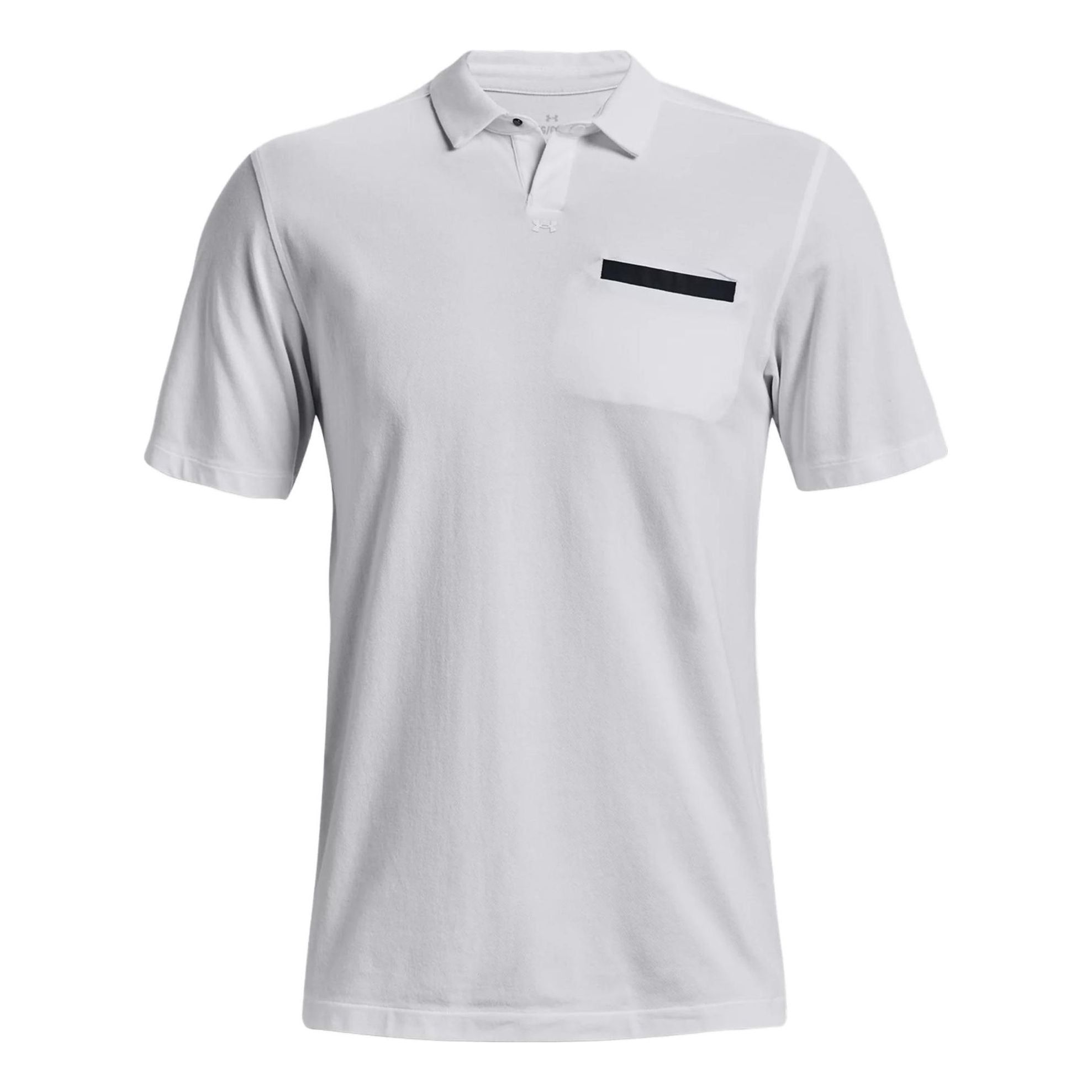 Under Armour Vanish Snap Polo Shirt 'White' 1373690-100 sold by KicksCrew
