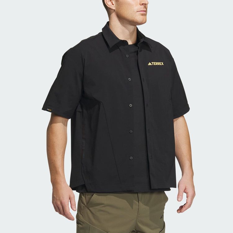 adidas Terrex Short Sleeve Shirt 'Black' IC1963 sold by KicksCrew product image thumbnail 4