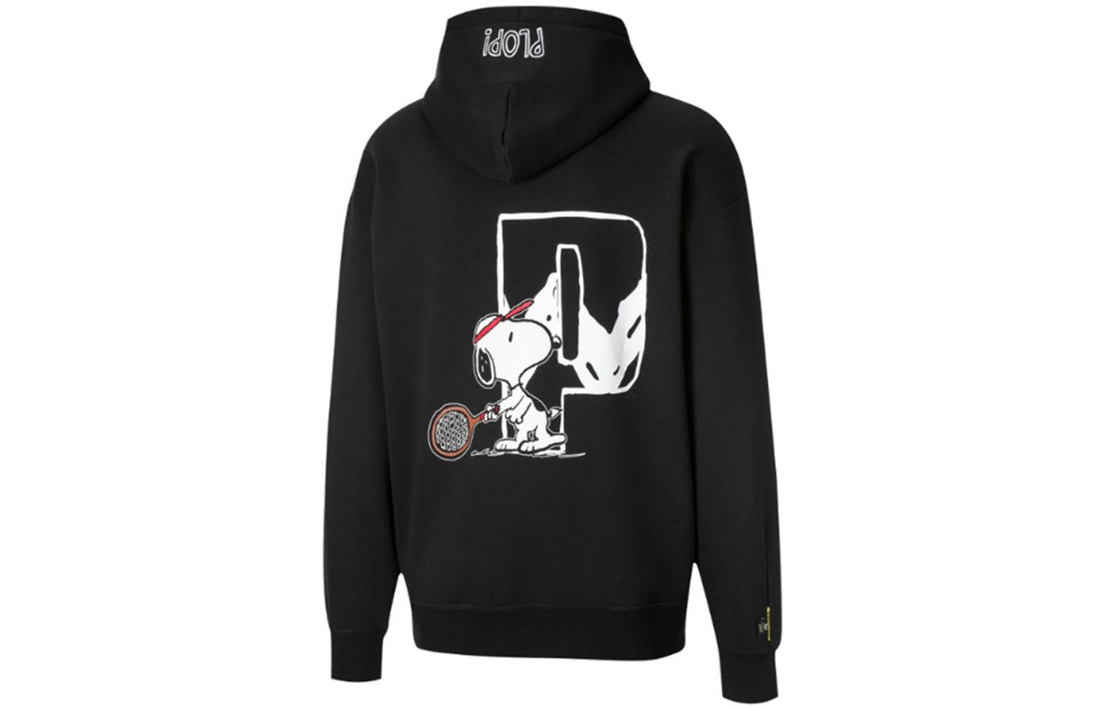 Puma x Peanuts Snoopy Hoodie 'Black White' 530614-01 sold by KicksCrew product image thumbnail 2