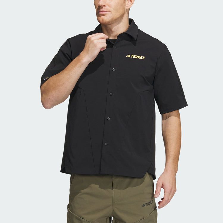 adidas Terrex Short Sleeve Shirt 'Black' IC1963 sold by KicksCrew product image thumbnail 2