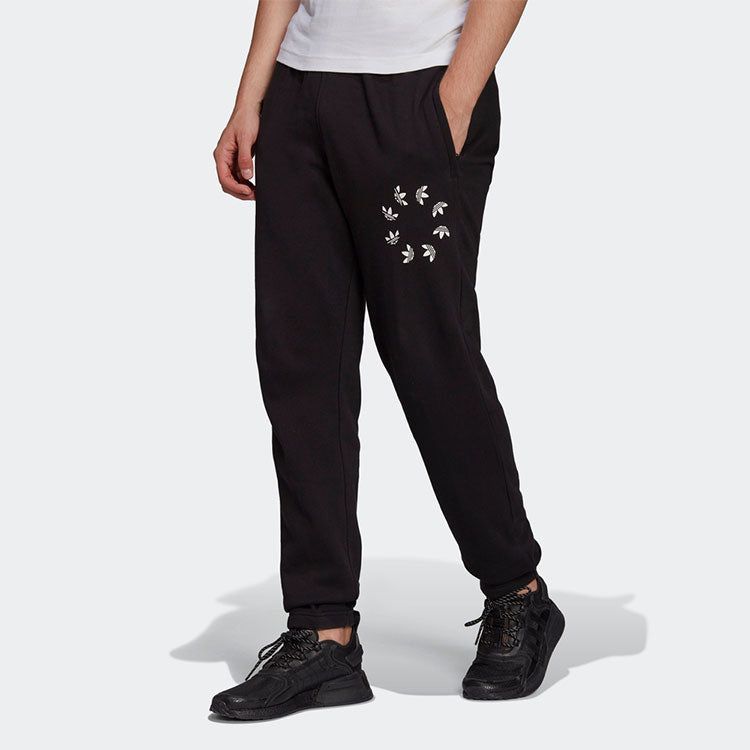 adidas originals Adicolor Spinner Sweat Pants 'Black' HC4493 sold by KicksCrew product image thumbnail 2