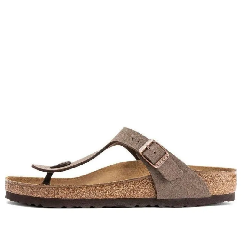 Birkenstock Gizeh Birkibuc Sandals 'Mocha' 0043751 sold by KicksCrew