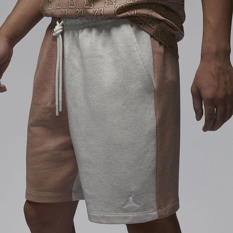 Air Jordan Essentials Loopback Fleece Shorts 'Brown Grey' FQ4534-201 sold by KicksCrew product image thumbnail 4