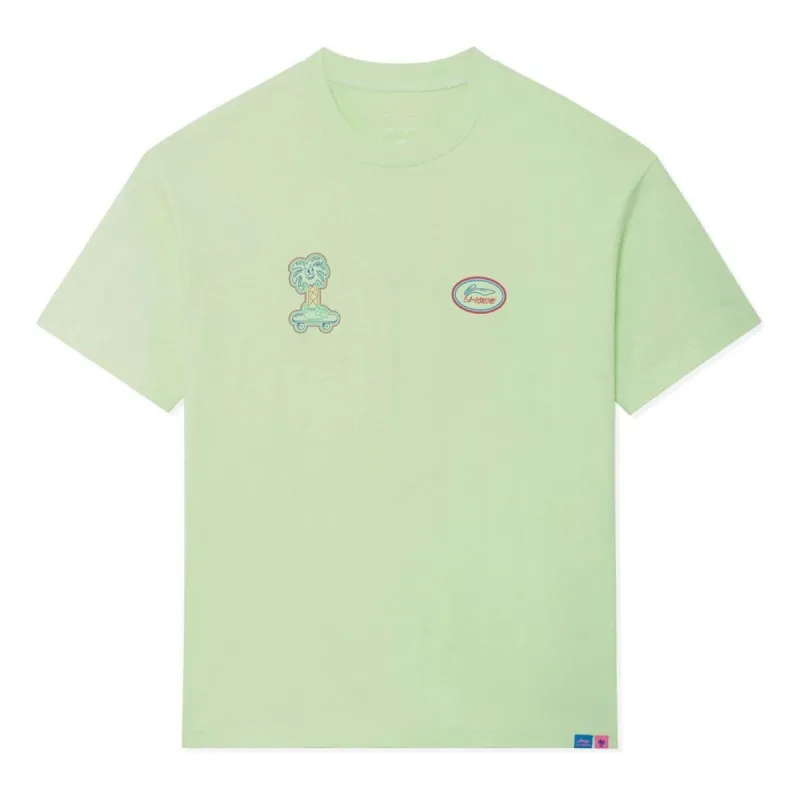 Li-Ning x Steven Harrington Skateboarding Graphic T-shirt 'Green' AHSSC45-3 sold by KicksCrew