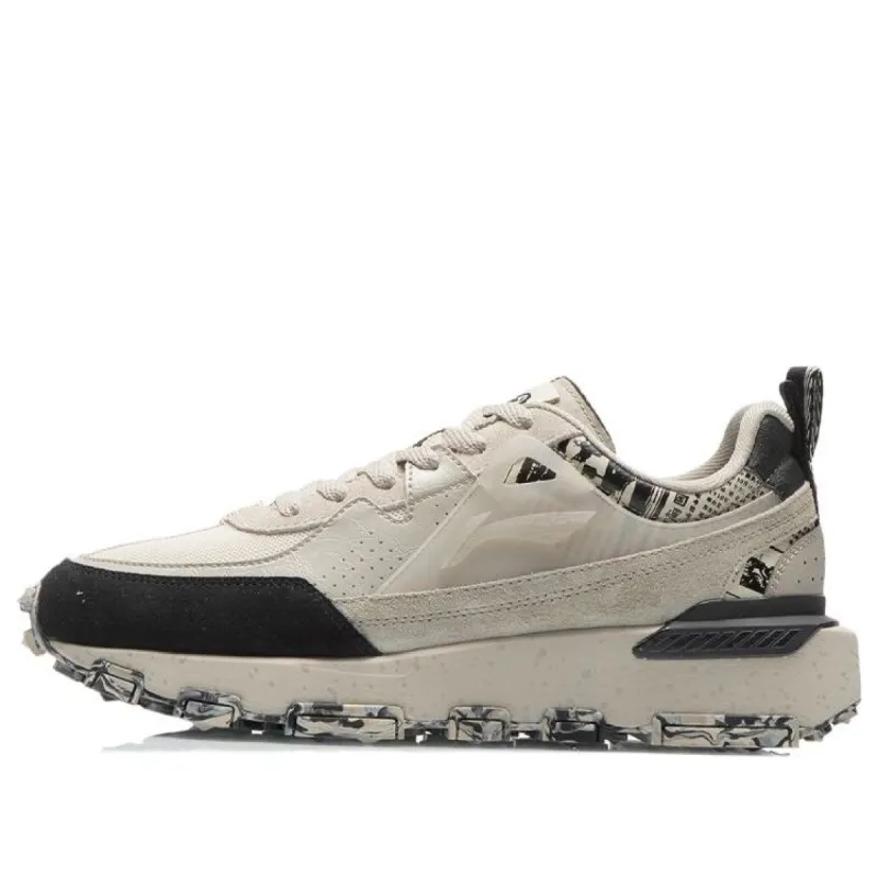 Li-Ning Lifestyle Sportswear 'Cream White Black' AGCR285-1 sold by KicksCrew