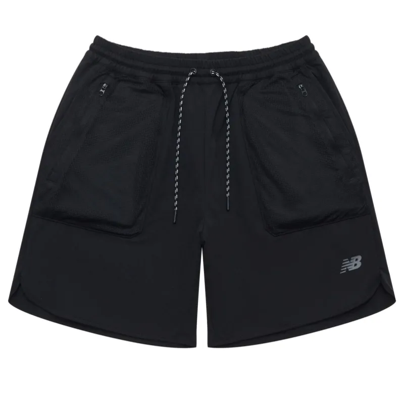 New Balance Woven Short With Mesh Pocket 'Black' NVE24171-BK sold by KicksCrew