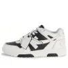 Off-White Out Of Office OOO Low Tops 'Black White' OMIA189S24LEA0041001 sold by KicksCrew