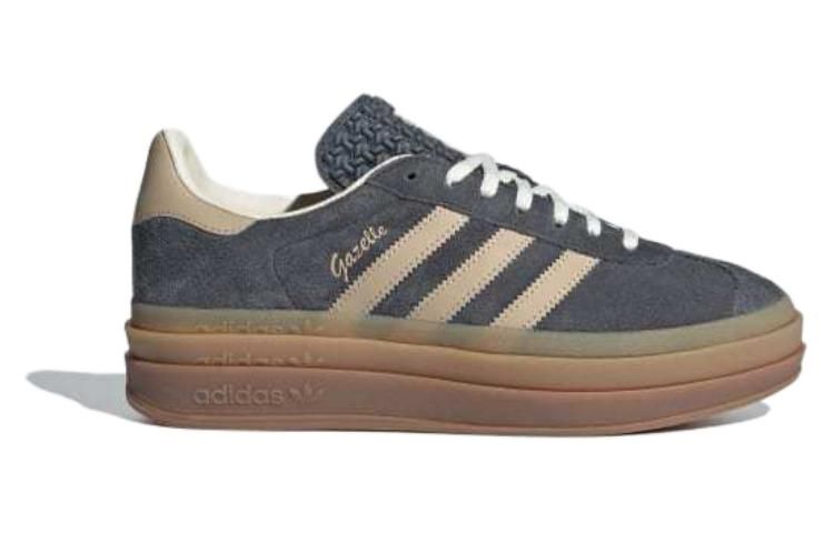 (WMNS) adidas Gazelle Bold 'Grey Magic Beige Gum' IE0428 sold by KicksCrew product image thumbnail 3