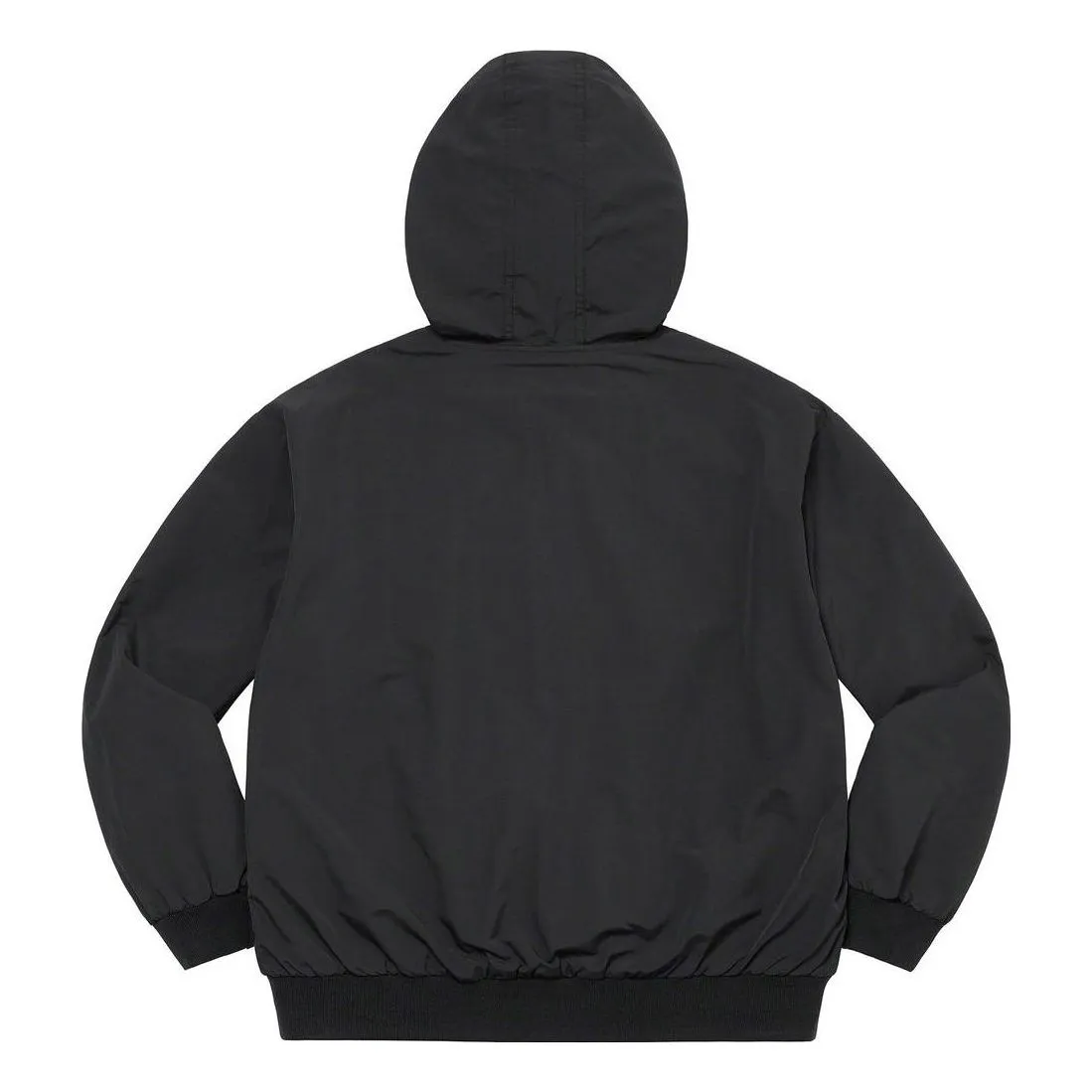 Supreme Applique Hooded Track Jacket 'Black White' SUP-SS23-195 sold by KicksCrew product image thumbnail 2