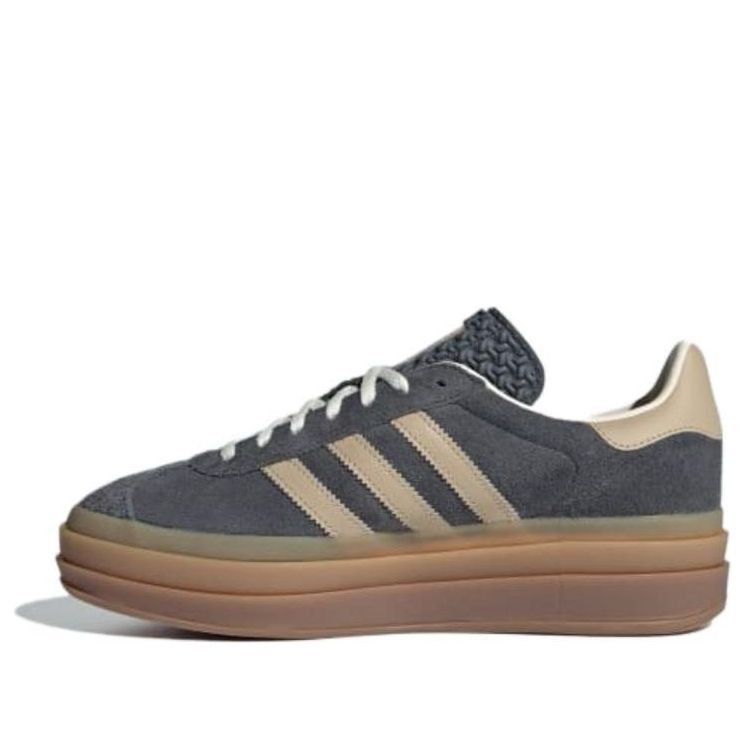 (WMNS) adidas Gazelle Bold 'Grey Magic Beige Gum' IE0428 sold by KicksCrew