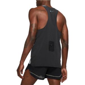 Nike Running Run Division Pinnacle Tank 'Grey Black' DA1297-010 sold by KicksCrew