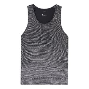 Nike Running Run Division Pinnacle Tank 'Grey Black' DA1297-010 sold by KicksCrew