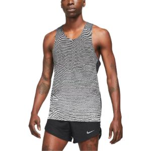 Nike Running Run Division Pinnacle Tank 'Grey Black' DA1297-010 sold by KicksCrew