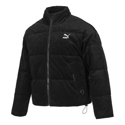 Puma Classics Oversized Puffer Jacket 'Black' 535581-01 sold by KicksCrew