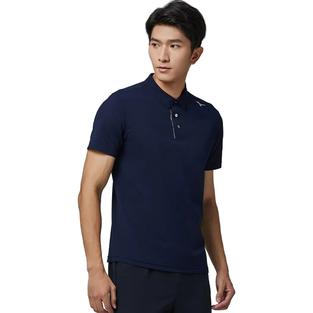 Mizuno Essentials Polo Shirt 'Navy' K2CA31A1 sold by KicksCrew product image thumbnail 4