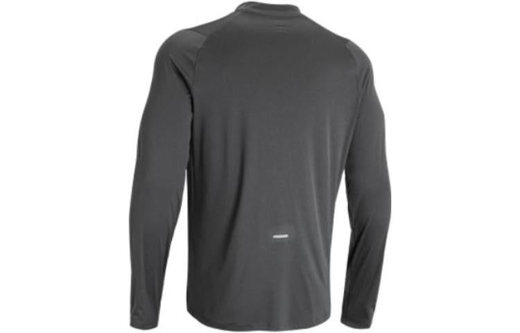 Under Armour Terrain Mock Long Sleeve T-shirt 'Black Grey' 1373733-010 sold by KicksCrew product image thumbnail 2