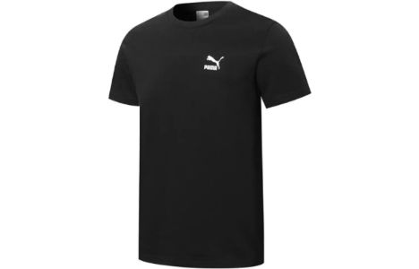 Puma Multi Logo Tee 'Black' 537796-01 sold by KicksCrew